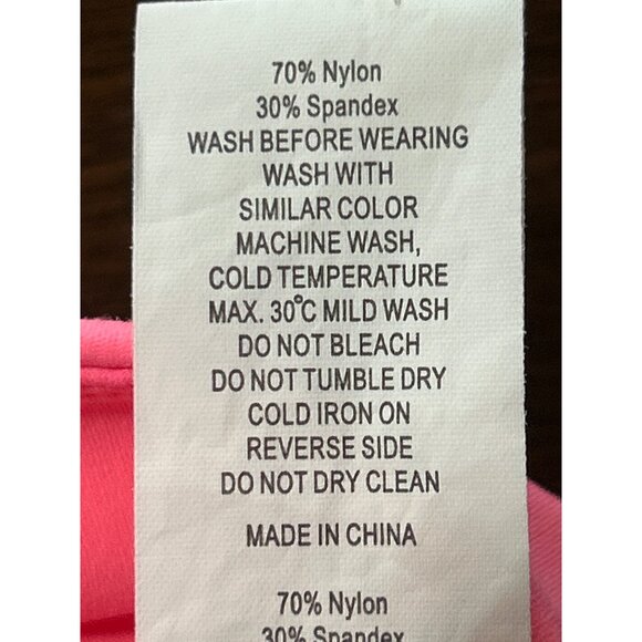 Zyia Women's Leggings Capri Pockets Pink Size 6-8 - Picture 8 of 8